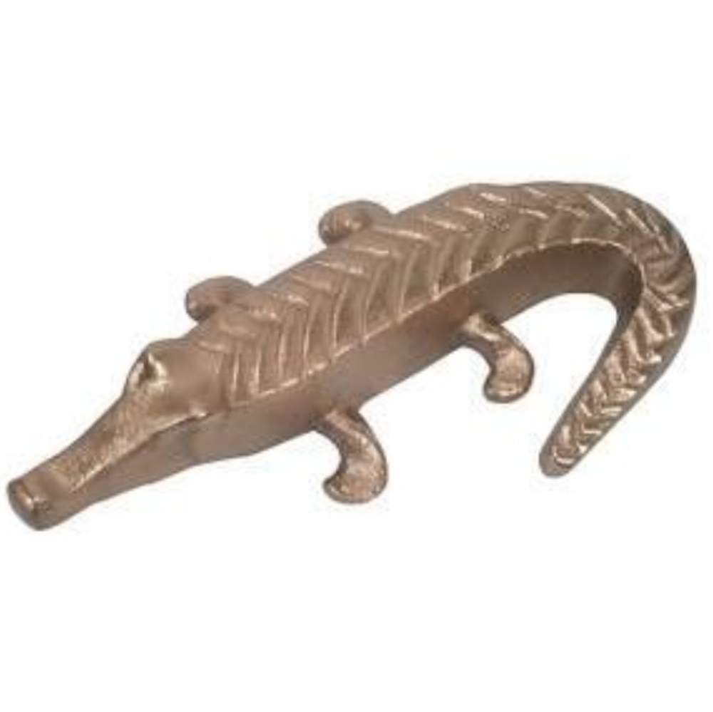 🐊Threshold Copper Cast Crocodile Figurine